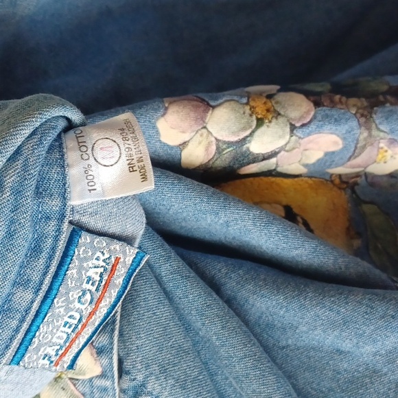 Faded Gear Cotton Denim Shacket - Picture 8 of 8